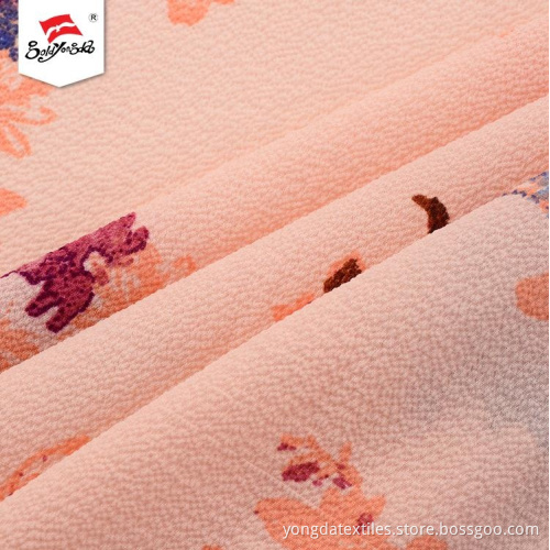 Wholesale Knitted Dress Polyester Custom Printed Fabric